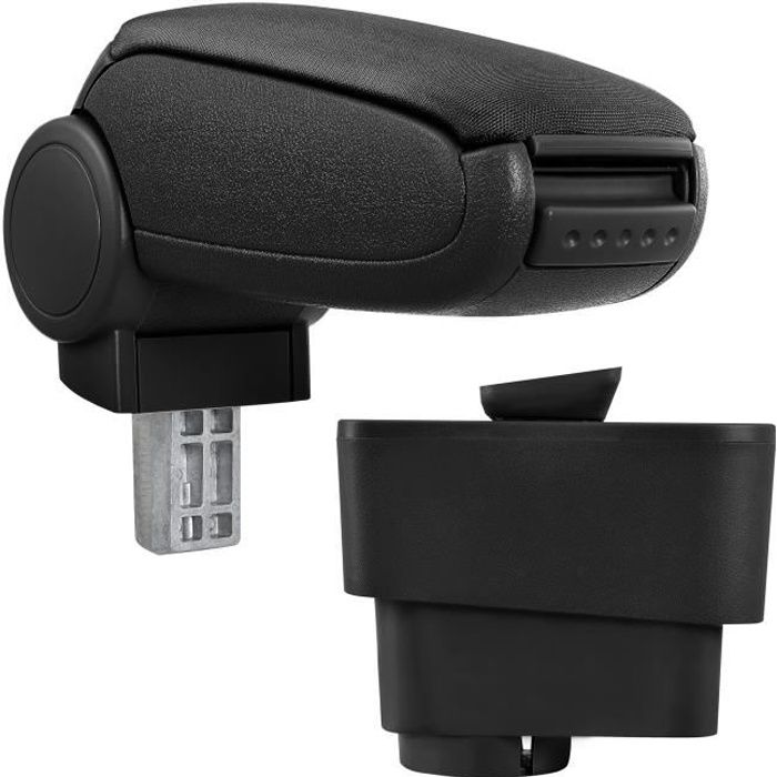 pro.tec accoudoir central spécifique pour Alfa Romeo Mito (à partir de lannée modèle 2008) - accoudoir avec compartiment de
