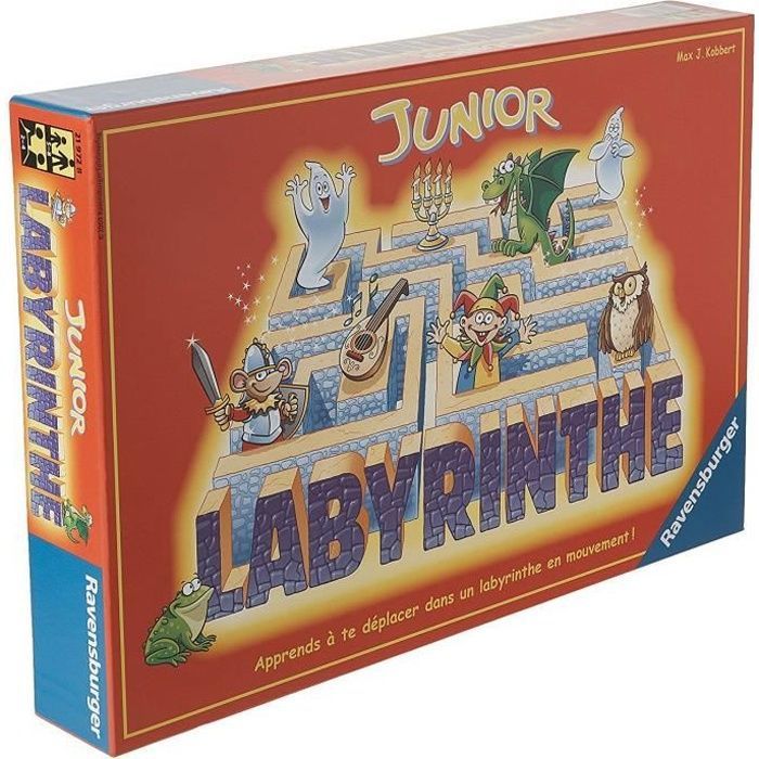 Ravensburger- Labyrinthe Junior Jeu d'enfant, 4005556219728 1406 -  Cdiscount Jeux - Jouets
