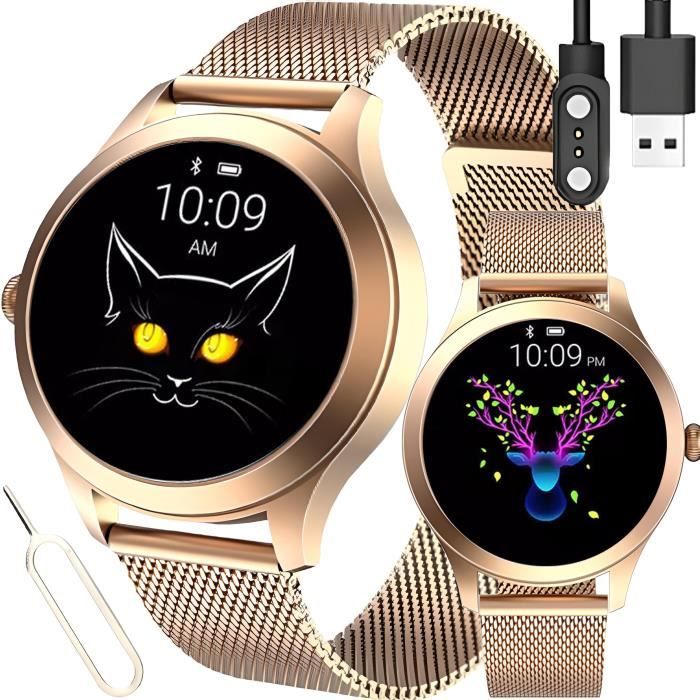 Montre connectée - RETOO - KW10 Pro - Écran OLED 45 mm - Cardio & suivi sommeil - Bluetooth Android/iOS