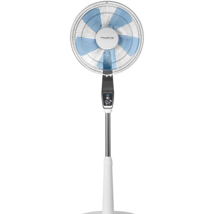 Ventilateur sur pied - ROWENTA VU5640F2 - 70 W - Oscillant, 5 pales, 4 vitesses, Turbo Silence, fonction Turbo Boost