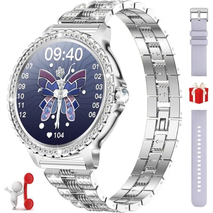 LUNIQUESHOP Montre Connectée Femme LSFIT | Smartwatch | Oxygene Sanguin