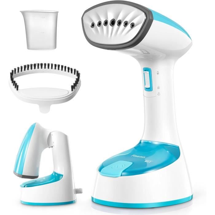 Défroisseur à Vapeur Portable 1600W - Chauffe En 15s - Réservoir 300ml - Avec Gant - Pour Maison & Voyage