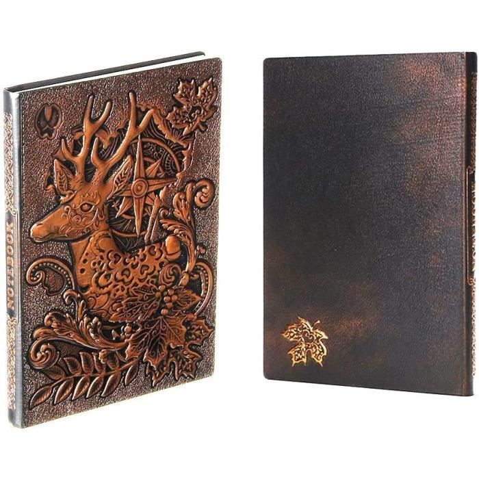 NATTHSWE Carnet De Notes A5 Ligné 300 Pages - Cahier Cuir Souple Pour Écriture Et Bureau