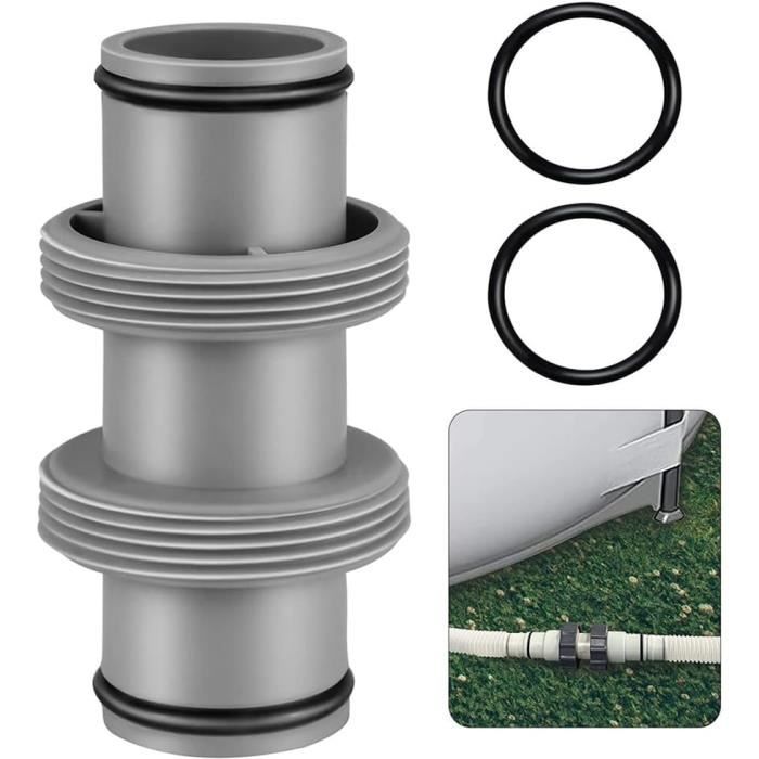 Raccord En T Pour Tuyau De Piscine 32mm - Connecteur En PP Avec Joints - Pour Prolonger Ou Changer La Direction Du Tuyau