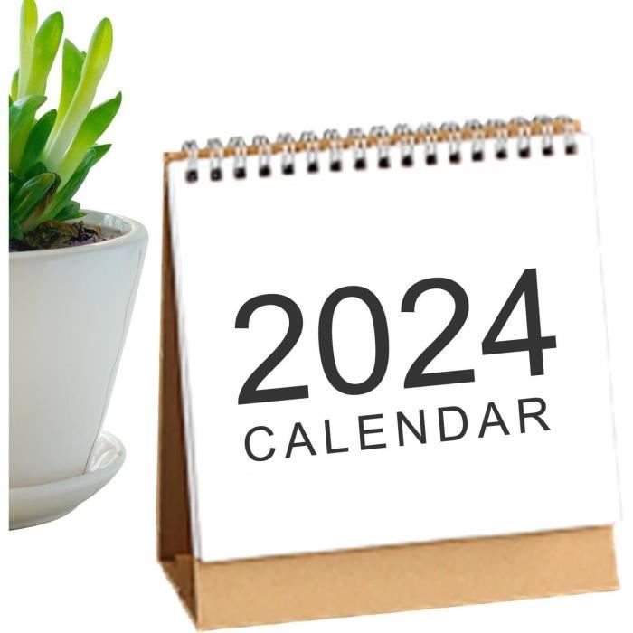 Calendrier 2023-2024 Planificateur,Calendrier familial, bureau 2024 -  Calendrier 2023-2024 Grand Calendrier 2023, 360°[S170]