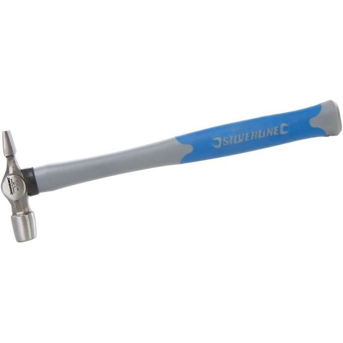 Marteau à Panne Fendue Silverline 580456 Manche Fibre De Verre 227g