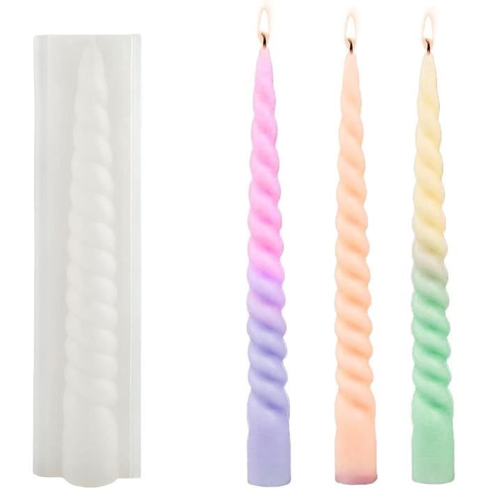 Kit De 4 Moules à Bougies En Silicone – Formes Fleurs 3D (6,9x6,6x2,1 Cm) Pour Savon, Résine, Chocolat, Réutilisables