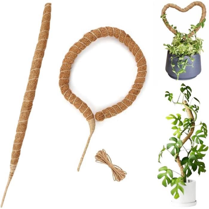 HH-Life 2 Pièces, Perches Totem En Fibre De Coco Avec 10