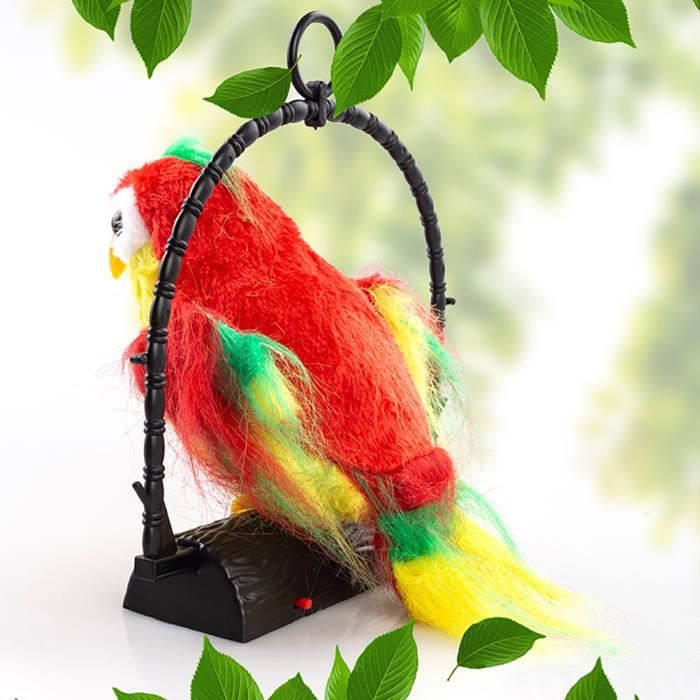 Le perroquet parlant répète ce que vous dites peluche Animal Jouet  électronique Perroquet pour enfants Cadeau