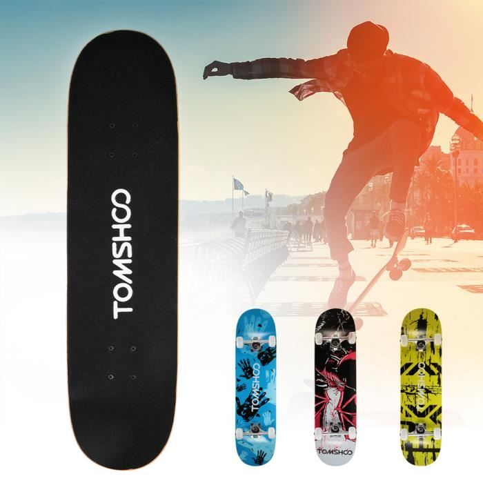 Skateboard Ancien Oxelo (Zimtstern) - 68 X 18.5 Cm - Bleu - Bon état