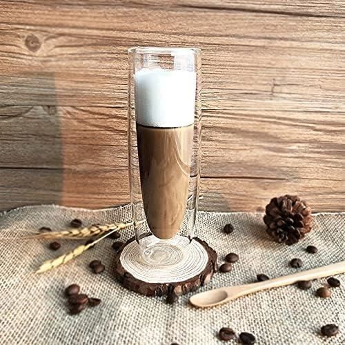 Tasse en Verre avec Nœud Transparent pour Café Glacé Jus Lait