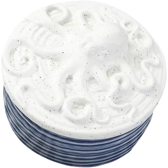 Plateau Rond En Travertin Naturel – Rangement Bijoux, Salon, Salle De Bain | Dessous De Plat Beige Design - 8