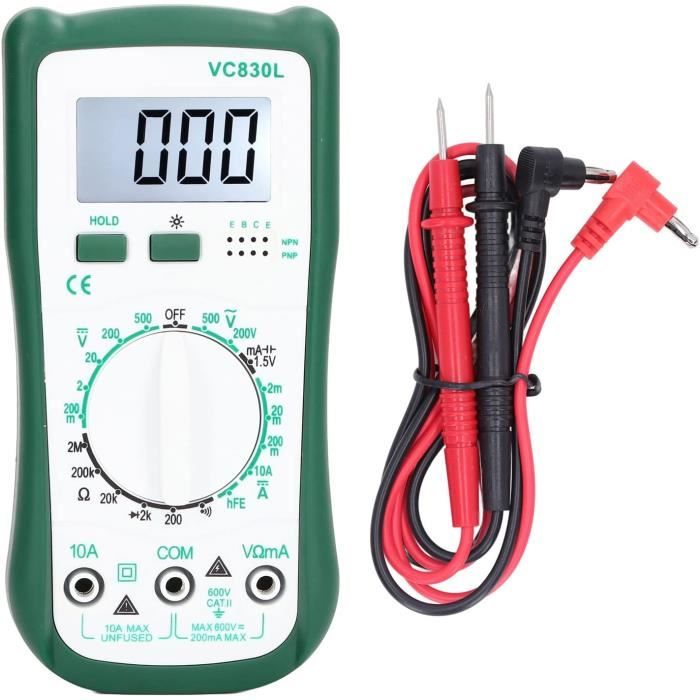 ULTECHNOVO Testeur Disolation Mégohmmètre Écran Lcd Résistance