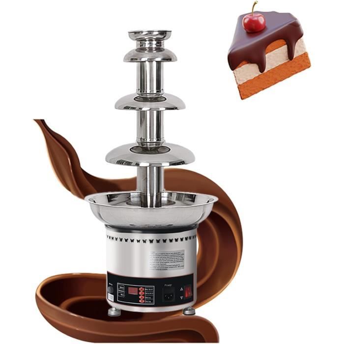 Fontaine à Fondue Au Chocolat 220V 170W 4 Niveaux - Machine Chauffante Commerciale