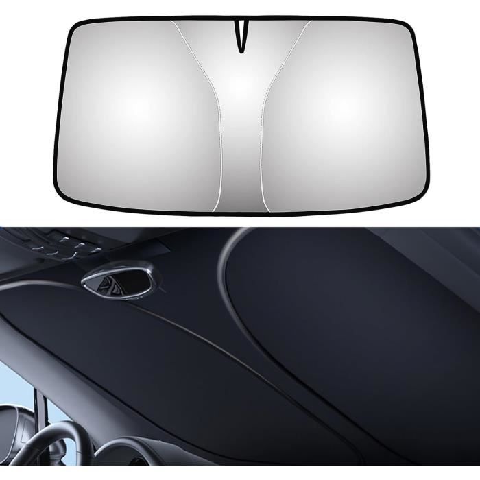 Pare-soleil Sur Mesure Pour Skoda Enyaq SUV 5 Portes 2021 Et Plus - Noir, Protection UV Et Intimité