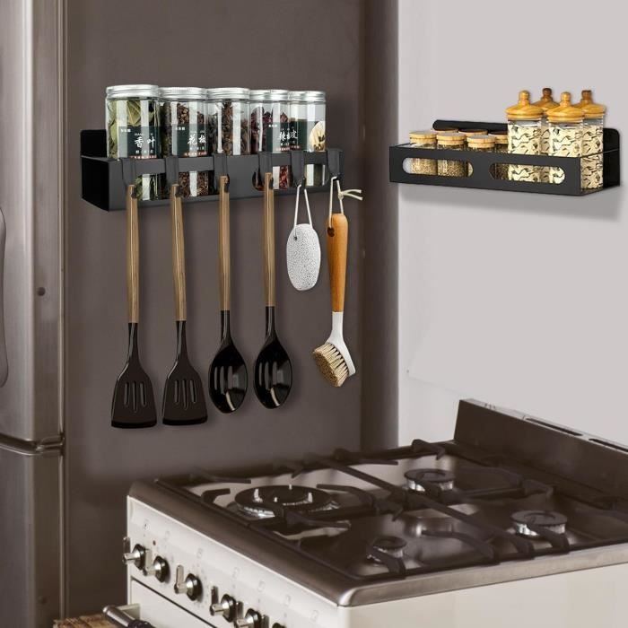 Johamoo Lot De 3 étagères Magnétiques Pour Réfrigérateur, étagère Magnétique Pour Réfrigérateur