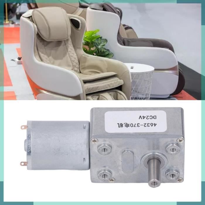 Moteur à Engrenage Vis Sans Fin 220V 120W - Couple Élevé, Autobloquant - Pour Fenêtre, Ouvre-Porte, Treuil