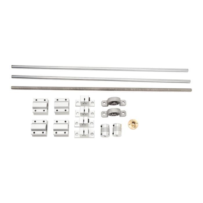 Support de rail linéaire 8mm,Support de guide linéaire 8mm, Guide/support d'arbre de rail linéaire·Fichier STL Gratuit pour ·Cults