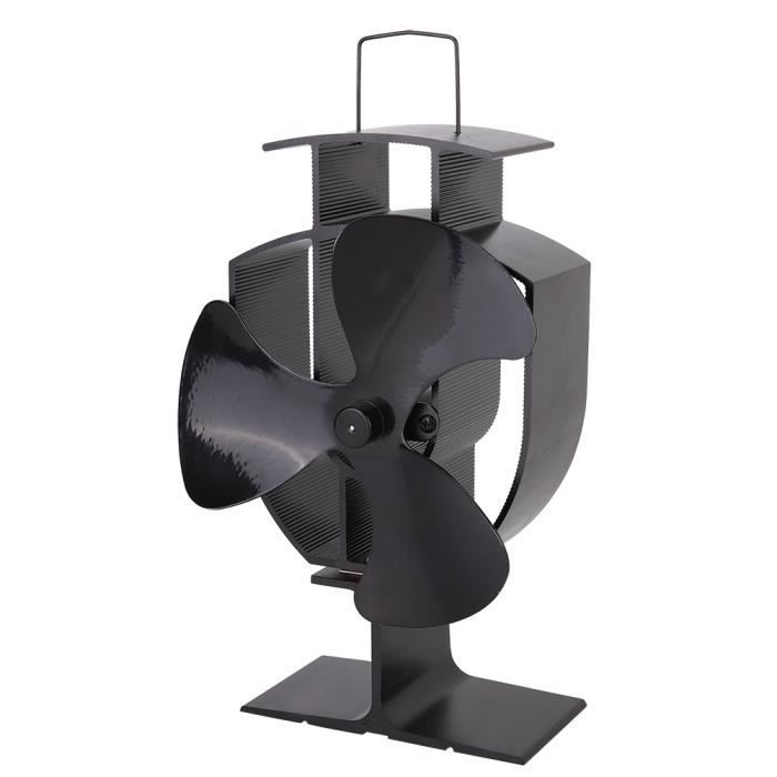 Ventilateur Chauffant 3 Vitesses - Compact (20x10x18 Cm), Silencieux - Protection Surchauffe Et Basculement - Pour Bureau, Chambre, Salle De Bain - 220V