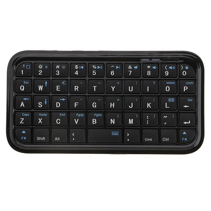 Mini clavier sans fil rechargeable, format voyage, pour tablette