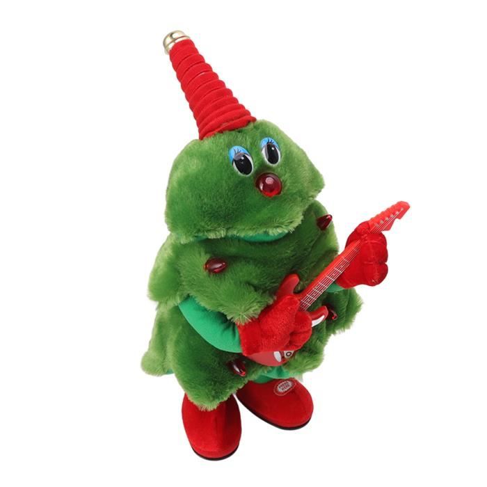 Sapin De Noël Chantant Et Dansant – Peluche Interactive 17,7 Cm – Étoile Lumineuse – Jouet Sensoriel Pour Tout-petits Dès 3 Ans – Idéal Pour Les Fêtes