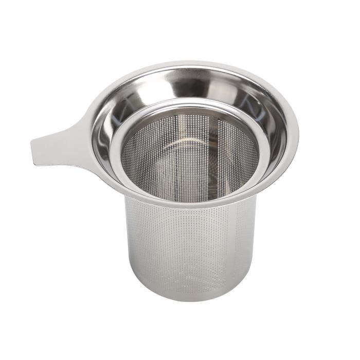 Infuseur à Thé En Inox 304 - 13 X 2 Cm - Filtre Rétractable - Réutilisable Et écologique