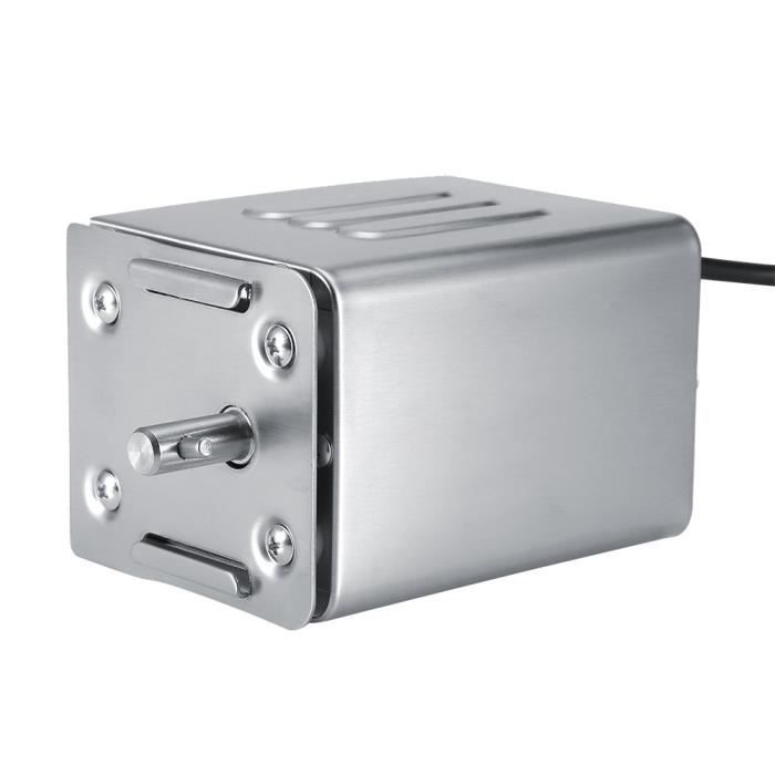 Moteur Rôti électrique Pour Barbecue - Rotation 8-20 Rpm - Charge 65-70kgf - Inversion Automatique - Aluminium Durable