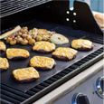 Tapis grille pour barbecue - BBQ Grill Mat - Set de 5 - 40 x 33 cm - Antiadhésif-1