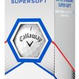 Boite de 12 Balles de Golf Callaway Supersoft Blanche-1