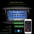 Autoradio Bluetooth 2 Din 7 "écran tactile Mains Libres Lecteur multimédia MP5 Stéréo de voiture FM-1