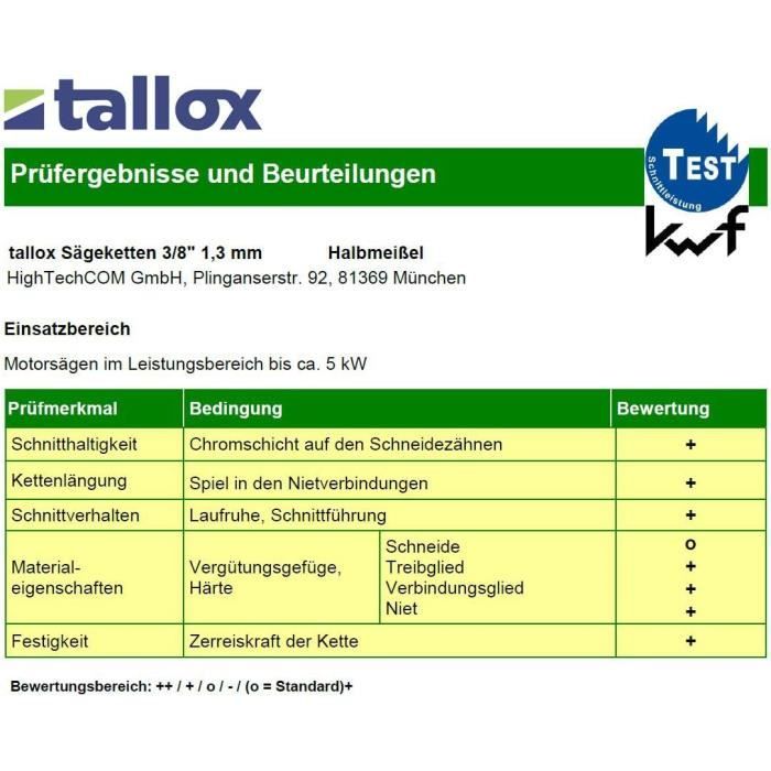 Lot De 2 Chaînes De Tronçonneuse De 45 Cm ; 1,3 Mm ; 3/8" ; 62 TG