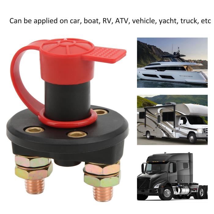 AUTOZOCO Interrupteur d'arrêt du moteur du bateau avec clip, coupe-courant, clé de sécurité du bateau, clé à eau, 7 clés AUTOZOCO Interrupteur d'arrêt du moteur du bateau avec clip, coupe-courant, clé de sécurité du bateau, clé à eau, 7 clés