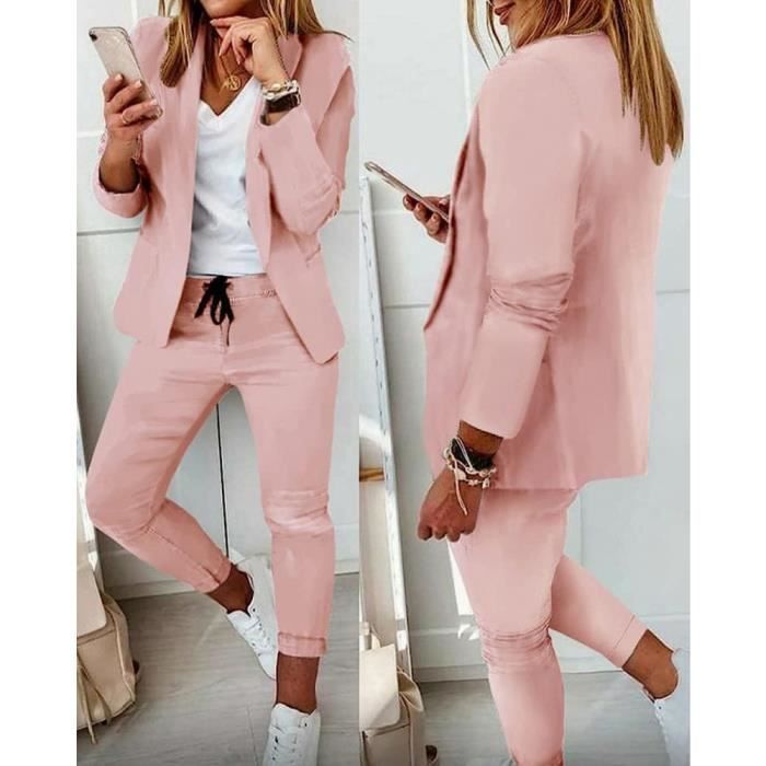 Ensemble blazer rose pale sales