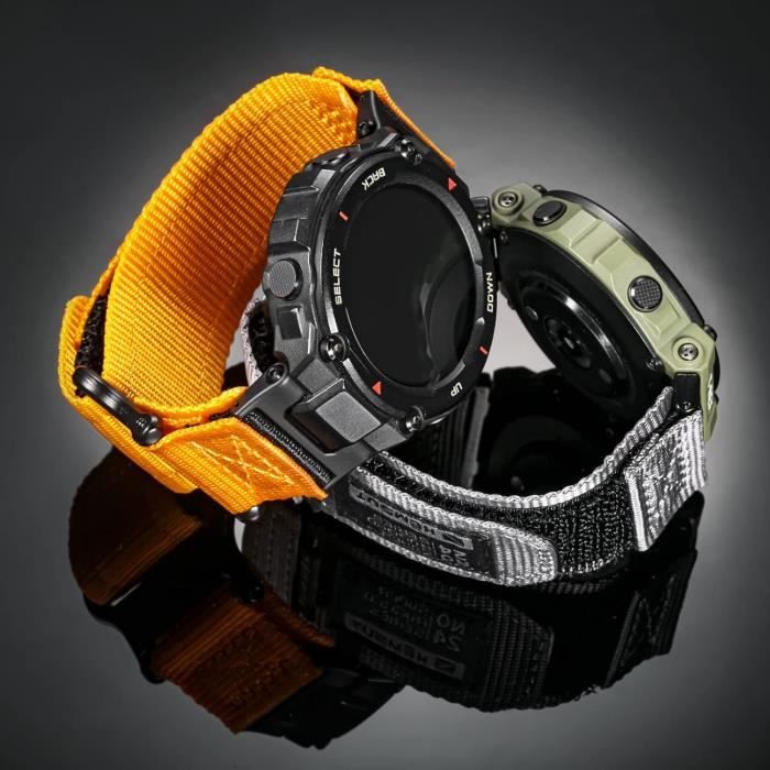 LanQii 22 Mm Cuir Bracelet Pour Amazfit T-Rex 3 Pro 48mm/Balance 2/Balance/Bip 6/Bip 5/Bip 5 Unity, Bracelet De Remplacement Pour Huawei Watch GT 6/GT 6 Pro/GT 5/GT 5 Pro/Watch 5/4(46mm) (Noir