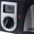 Cuiseur vapeur électrique - HKOENIG - VAP12 - 12 litres - Minuterie 60 minutes - Transparent / Inox-2