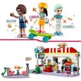 LEGO® Friends 41728 Le Snack du Centre-Ville, Jouet Enfants 6 Ans, Mini-Poupées Liane, Aliya-2