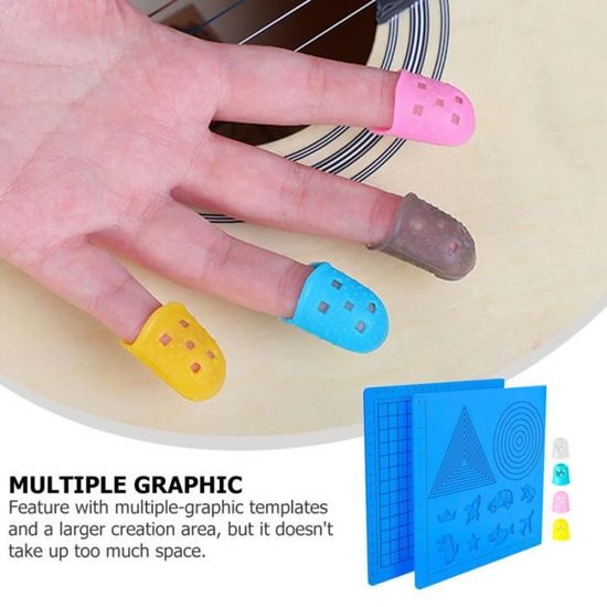 Tapis Silicone Pour Stylo 3D Avec Modèles De Base - Outil Dessin 3D Pour Débutants Et Enfants, 220x220mm