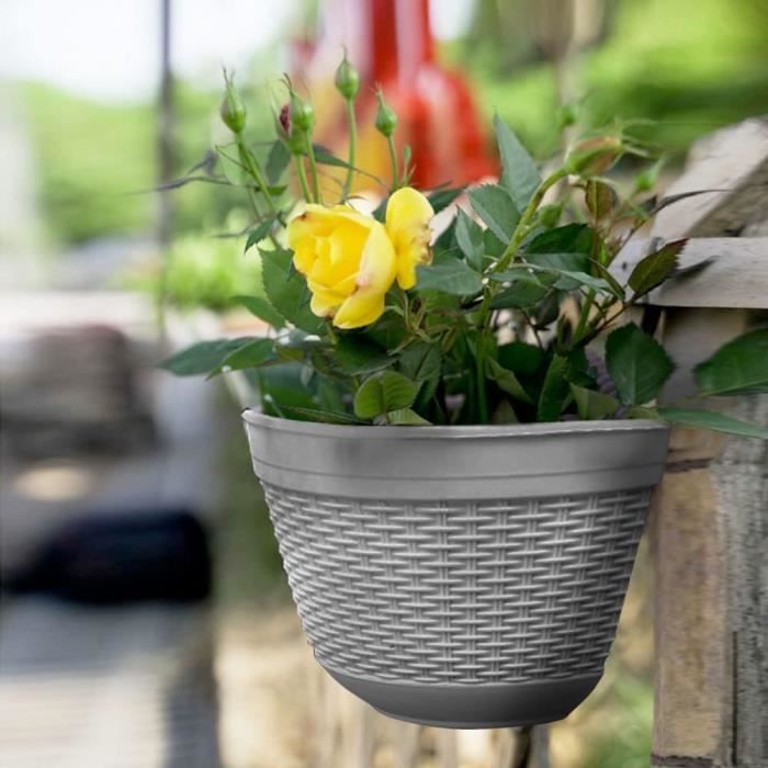 Jardiniere-bac a fleur,2 paquets de Pots de jardin suspendus en macramé