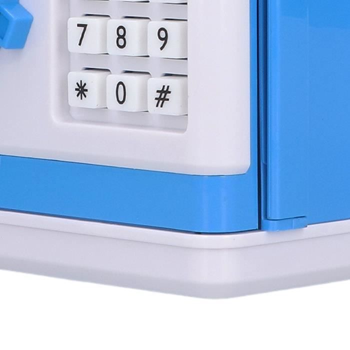 HURRISE Tirelire Boîte d'économie d'argent électronique ATM Mot de passe  Cash Money Bank Boîte de verrouillage de sécurité - Cdiscount Maison