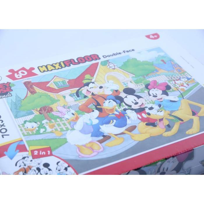 Puzzle Mickey Mouse & Friends - Lisciani Giochi - 60 pièces - Double ...