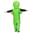 Costume Gonflable Alien Accessoires Rigolos Halloween Party pour Adulte(150-190CM) - Vert-3