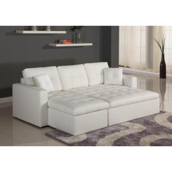 Canapé Dangle Convertible Toledo Blanc