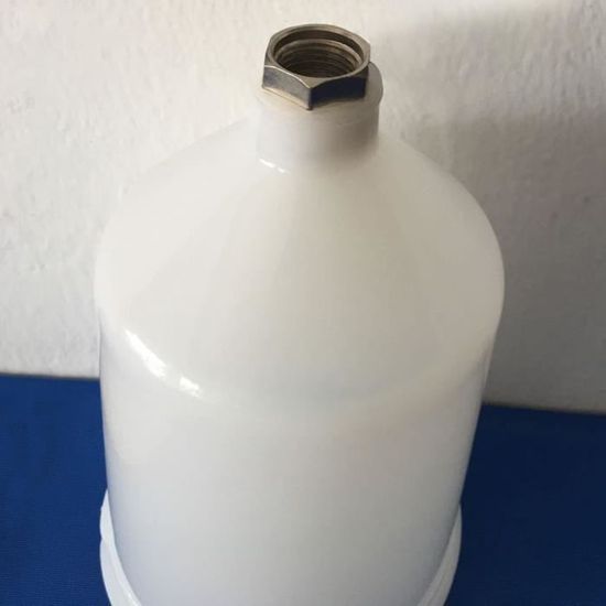 TEEAN 600ML Remplacement De La Casserole Du Godet Du Pistolet PulvéRisateur De Peinture Par Gravité Pour Devilbiss Pri FLG 