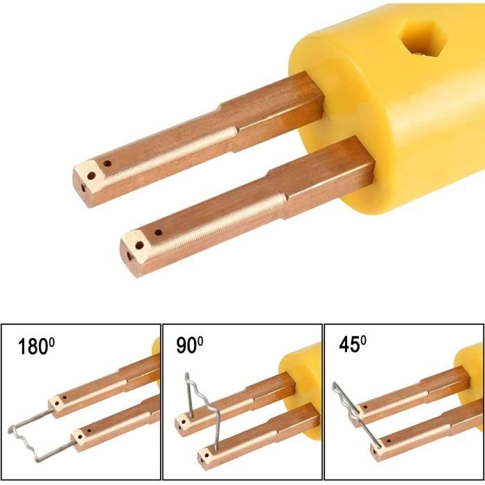 1500 Agrafes Soudage Plastique - Acier Inoxydable Pour Réparation Pare-chocs Auto 0.6mm/0.8mm