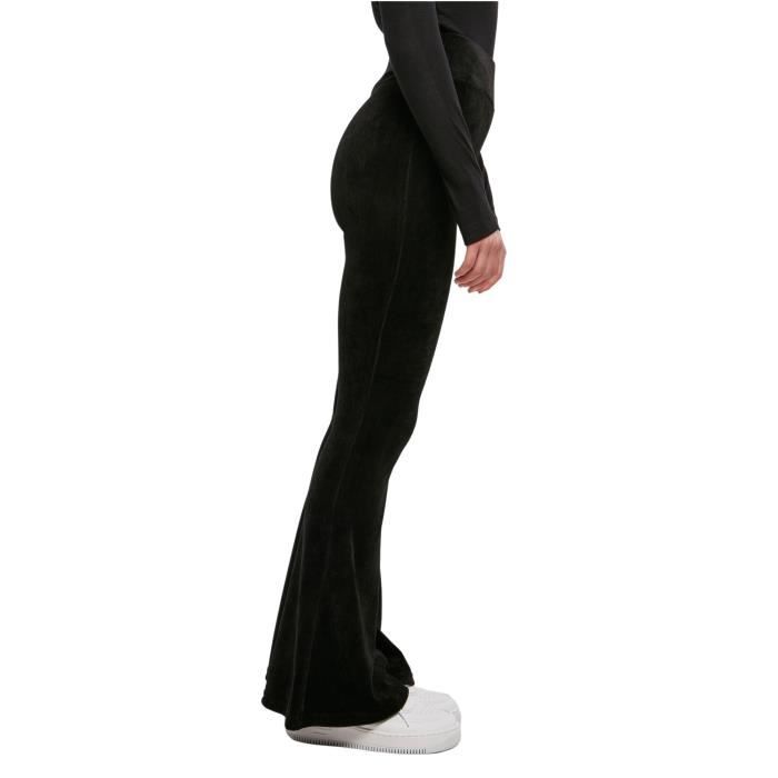 Urban Classics Legging en jersey pour femme, Noir, XS : Urban Classics