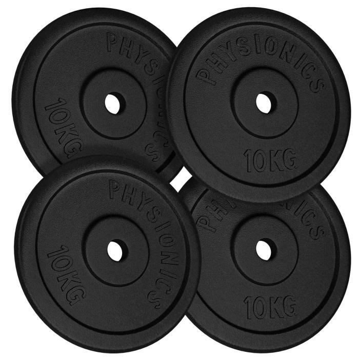 Set de 8 disques de poids pour un total de 110 kg - Marque ATX