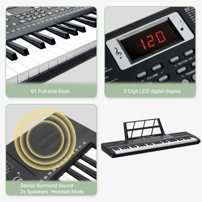 Mon clavier 61 touches | musiques, sons & images | jouéclub