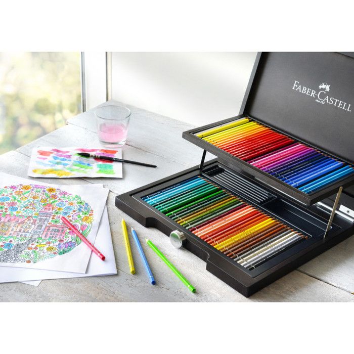 Faber-Castell Lot De 3 Crayons Aquarelle Albrecht Dürer Mine 3,8 Mm Noir - Qualité Artistique Exceptionnelle