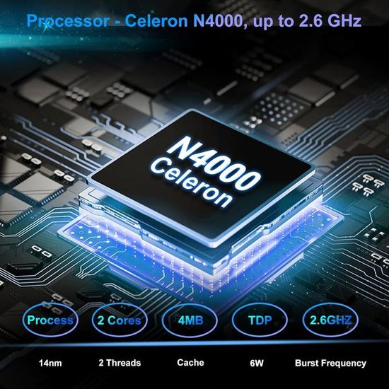 PC Portable 14" Ultrafin Rose Pastel, Châssis Métallique