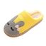 yellow pantoufles femmes